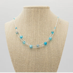 Bunkers Ocean Blues 2 Strand Necklace