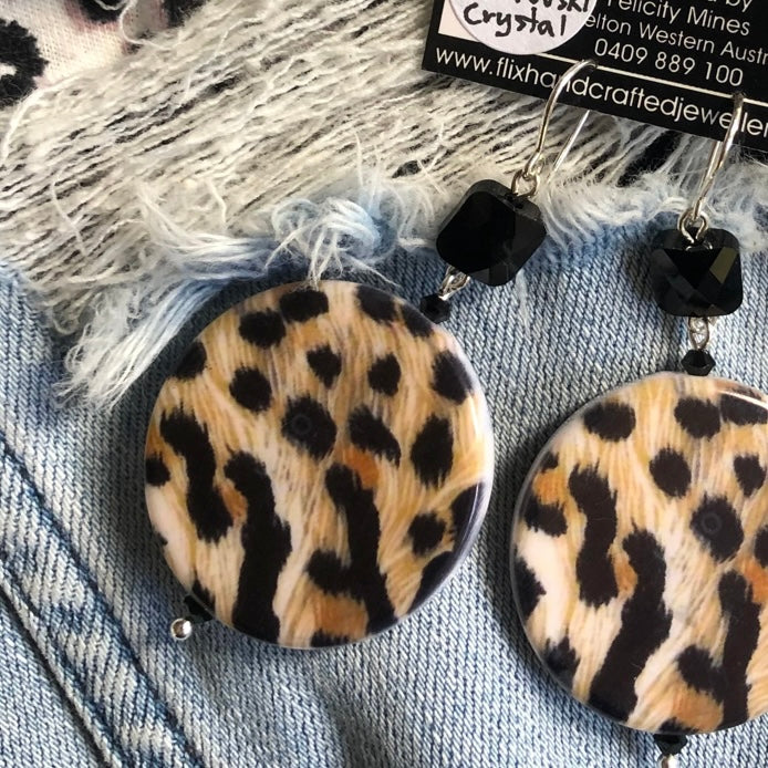 Animal Print Earrings