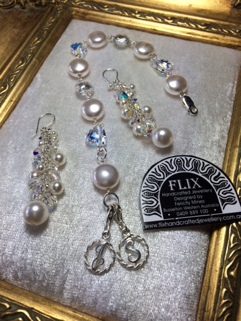 Long Soft Cluster Earrings