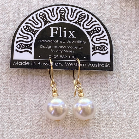 10mm Crystal Round Pearls