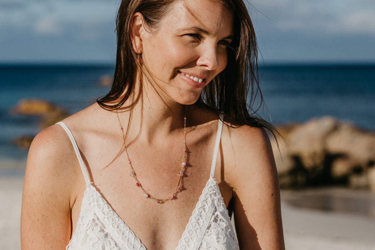 Prevelly Pinks 2 Strand Necklace