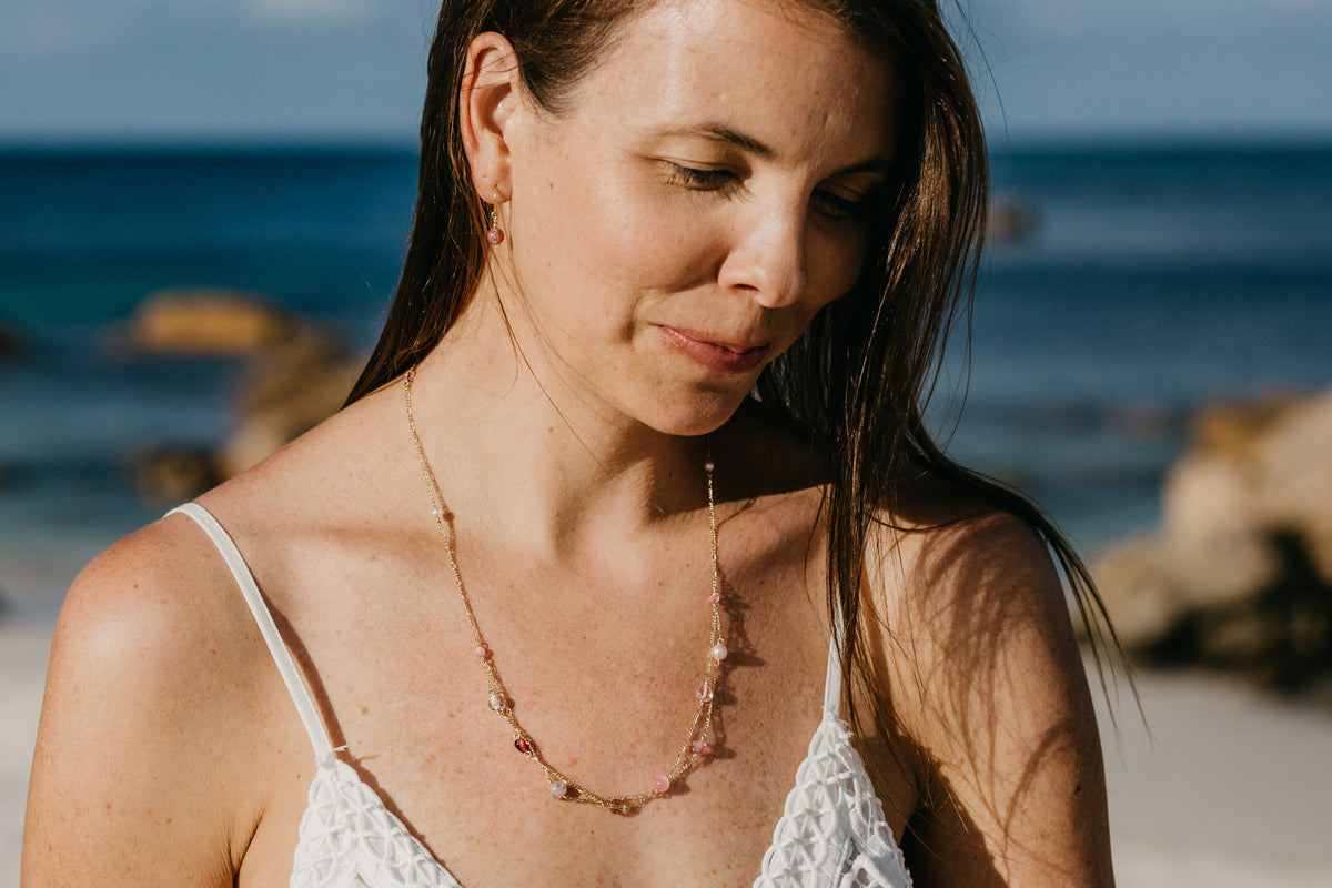 Prevelly Pinks 2 Strand Necklace